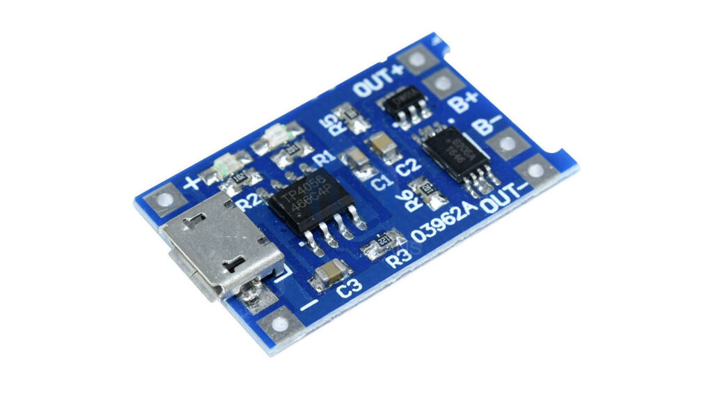 TP4056 плата защиты литий ионного аккумулятора